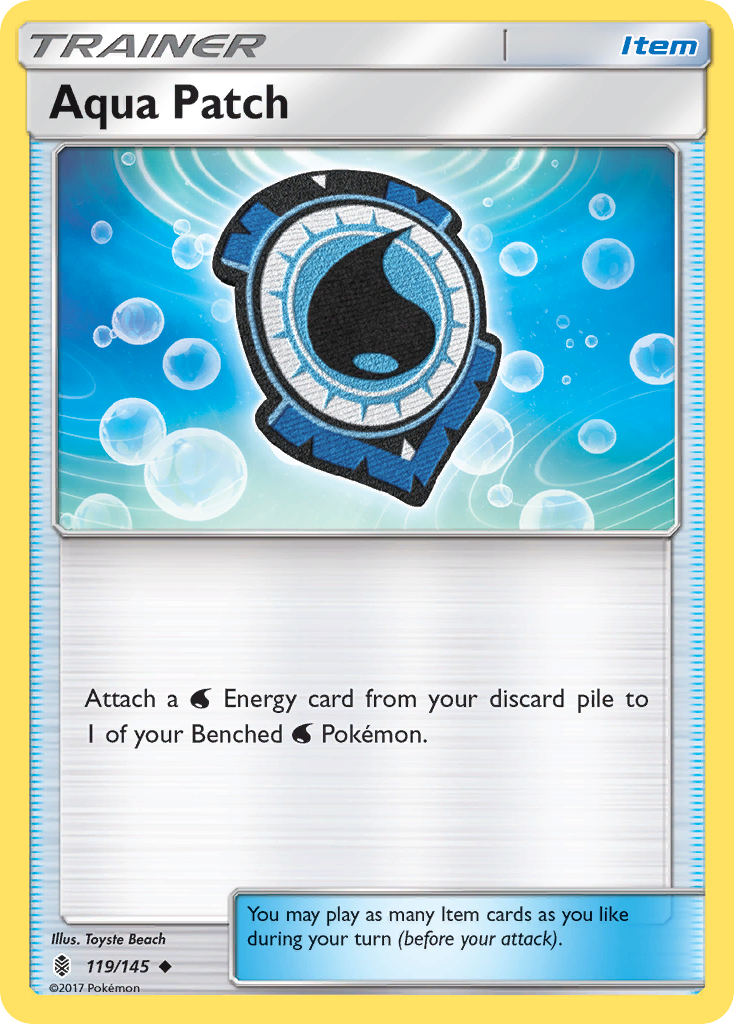 Aqua Patch 119/147 Uncommon | Guardians Rising | Pokémon Card