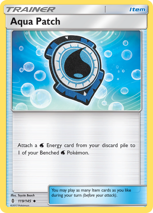 Aqua Patch 119/147 Uncommon | Guardians Rising | Pokémon Card