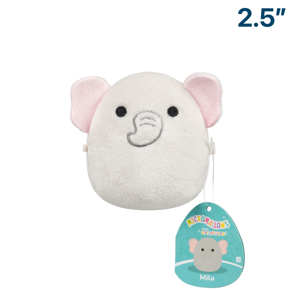 Mila the Elephant ~ 2.5" Micromallows Series 1 Squishmallow Plush