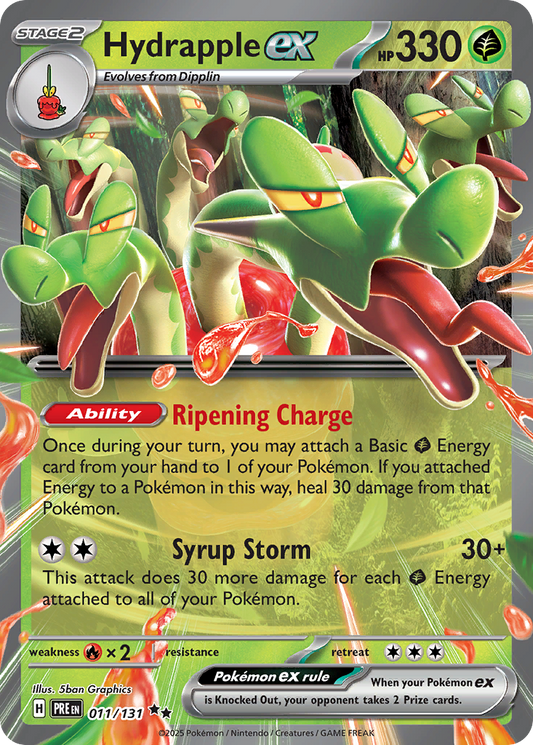 Hydrapple ex 11/131 Double Rare | Prismatic Evolutions | Pokemon Card