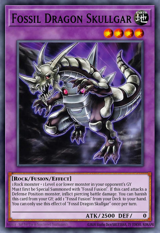 Fossil Dragon Skullgar - BLAR-EN010 Secret Rare | Yu-Gi-Oh! Card