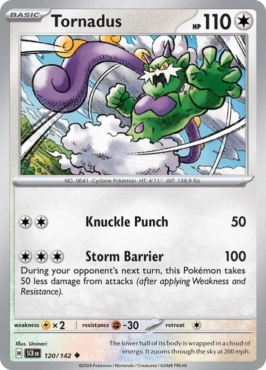 Tornadus 120/142 Uncommon | Stellar Crown | Pokemon Card