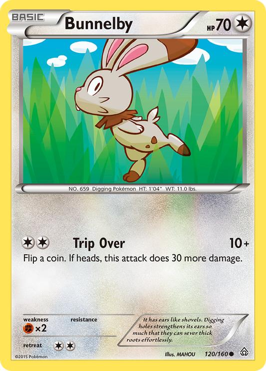 Bunnelby 120/160 Common | Primal Clash | Pokemon Card