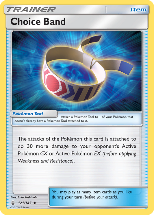 Choice Band 121/145 Uncommon | Guardians Rising | Pokemon Card