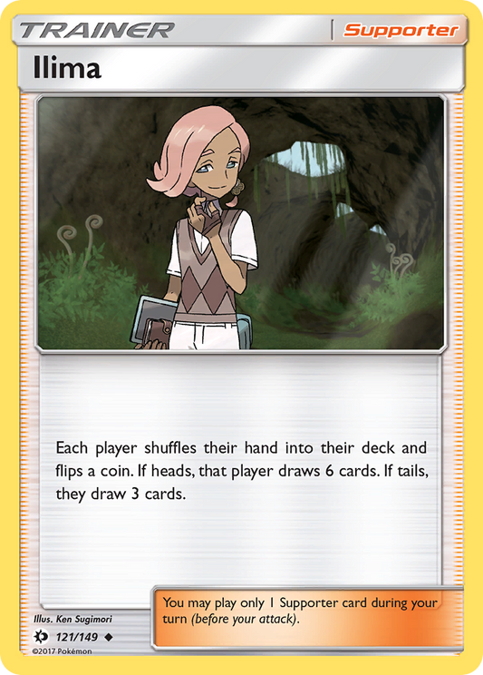 Ilima 121/149 Uncommon | Sun & Moon | Pokemon Card