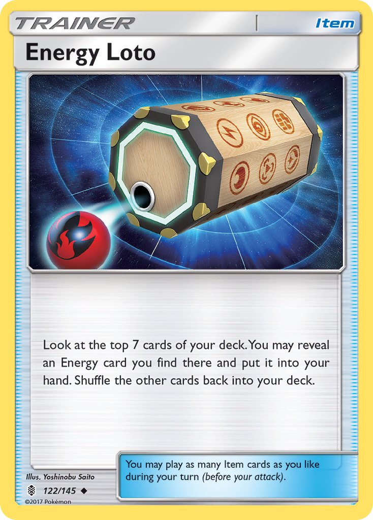 Energy Loto 122/147 Uncommon | Guardians Rising | Pokémon Card