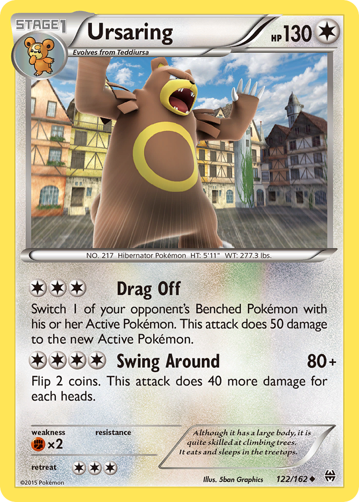 Ursaring 122/162 Uncommon | BREAKthrough | Pokemon Card