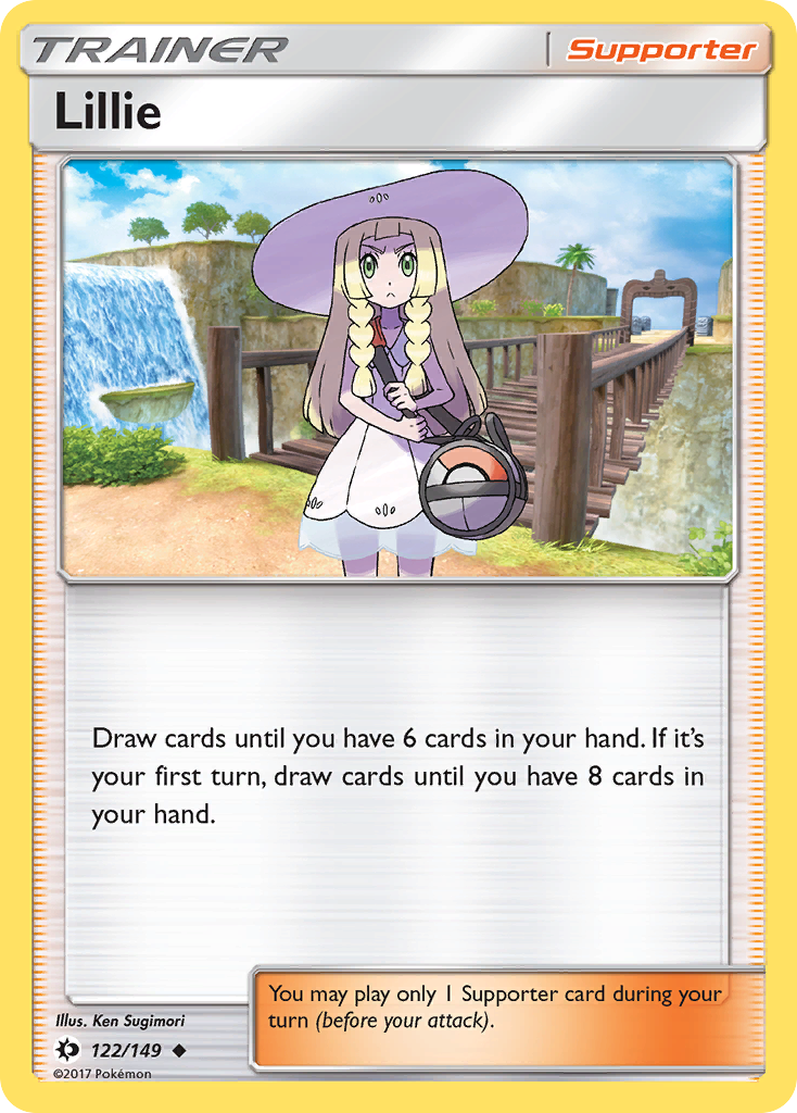 Lillie 122/149 Uncommon | Sun & Moon | Pokemon Card