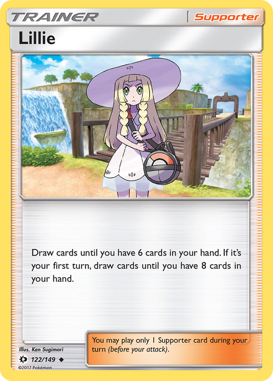 Lillie 122/149 Uncommon | Sun & Moon | Pokemon Card