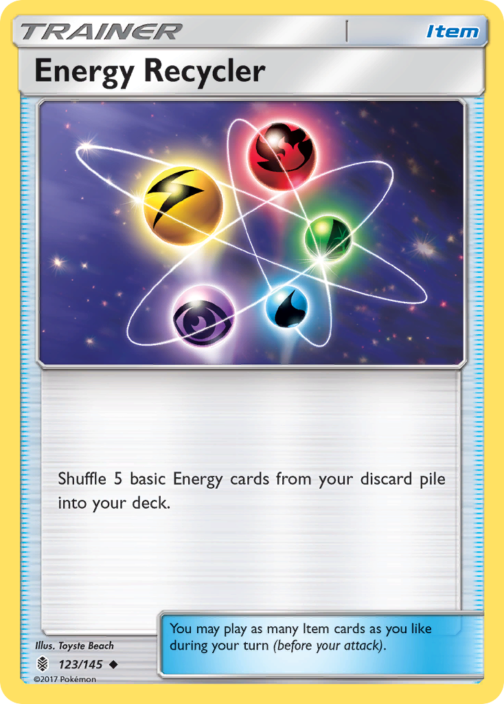 Energy Recycler 123/145 Uncommon | Guardians Rising | Pokemon Card