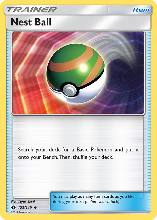 Nest Ball 123/149 Uncommon | Sun & Moon | Pokemon Card