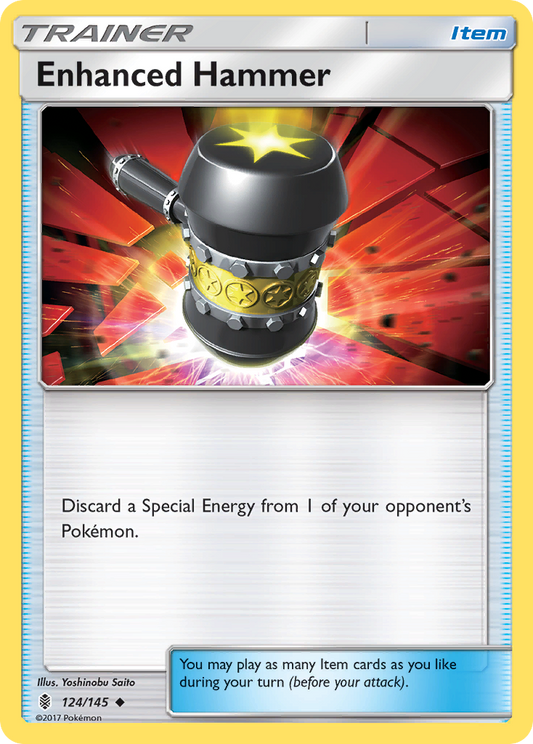 Enhanced Hammer 124/145 Uncommon | Guardians Rising | Pokemon Card