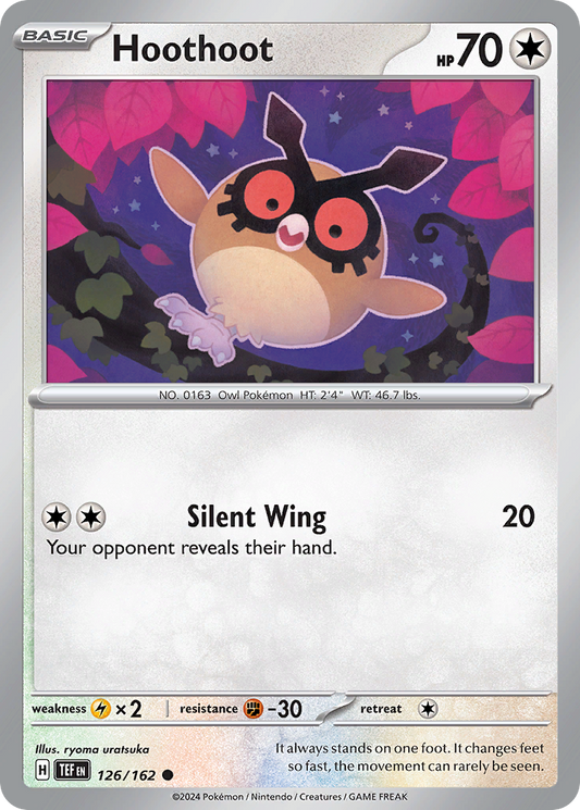 Hoothoot 126/162 Common | Temporal Forces | Pokemon Card