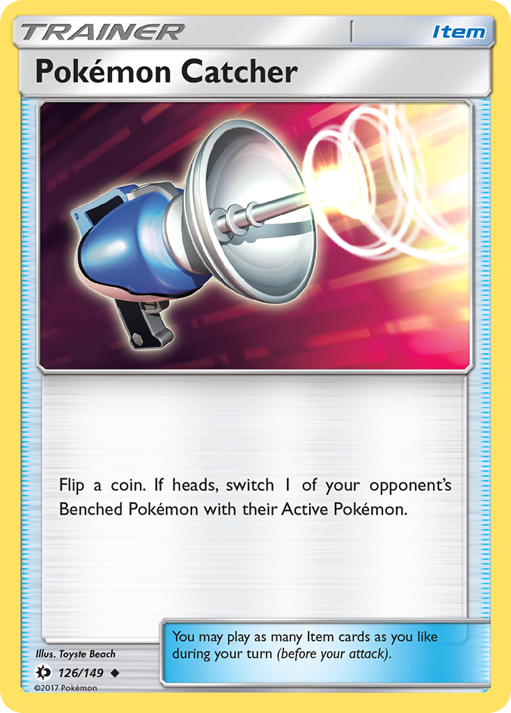 Pokémon Catcher 126/149 Uncommon | Sun & Moon | Pokemon Card