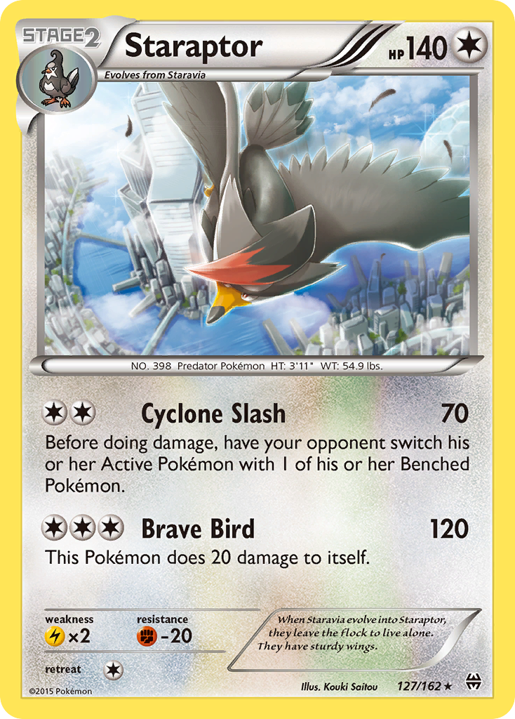 Staraptor 127/162 Rare | BREAKthrough | Pokémon Card