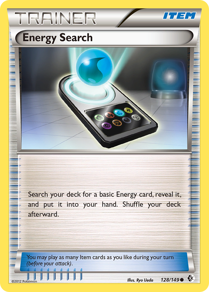 Energy Search 128/149 Common | Boundaries Crossed | Pokemon Card