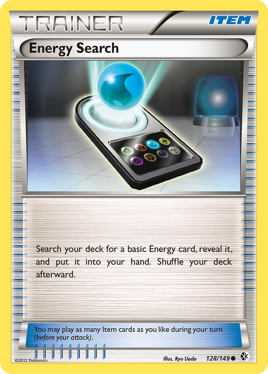 Energy Search 128/149 Common | Boundaries Crossed | Pokemon Card