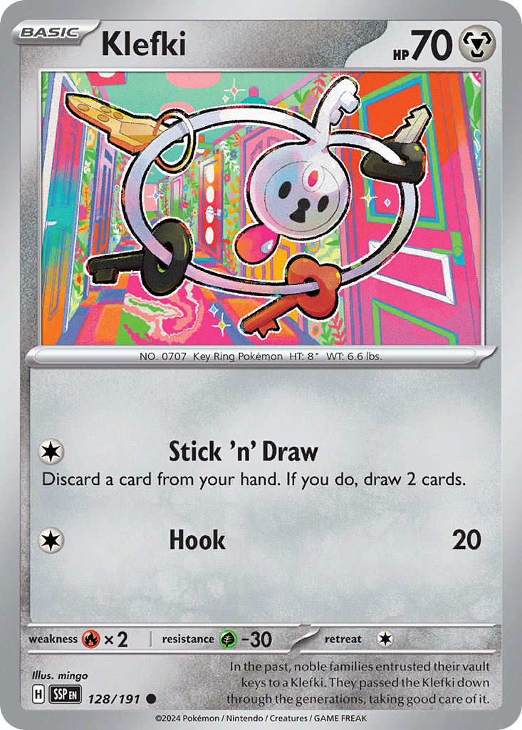 Klefki 128/191 Common | Surging Sparks | Pokemon Card