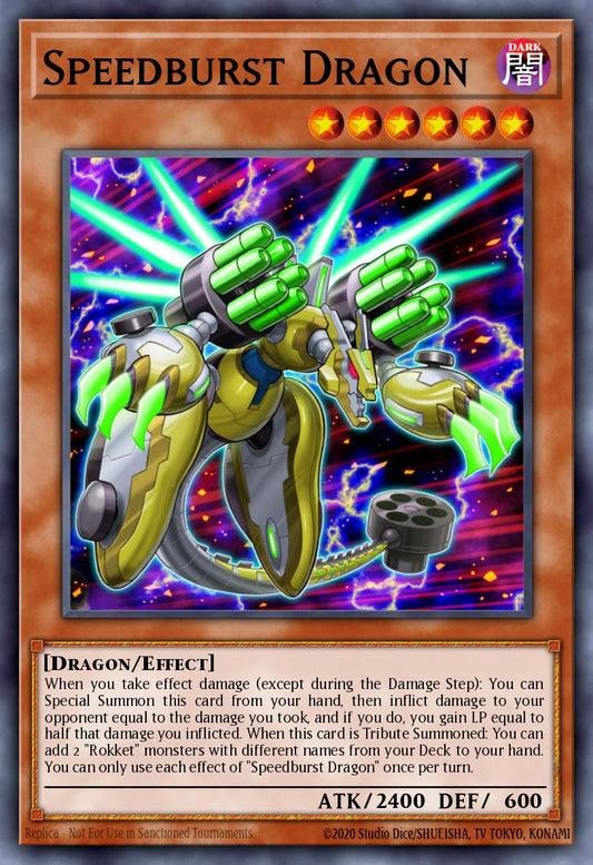 Speedburst Dragon - SAST-EN006 Rare | Yu-Gi-Oh! Card