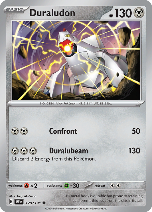 Duraludon 129/191 Common | Surging Sparks | Pokemon Card