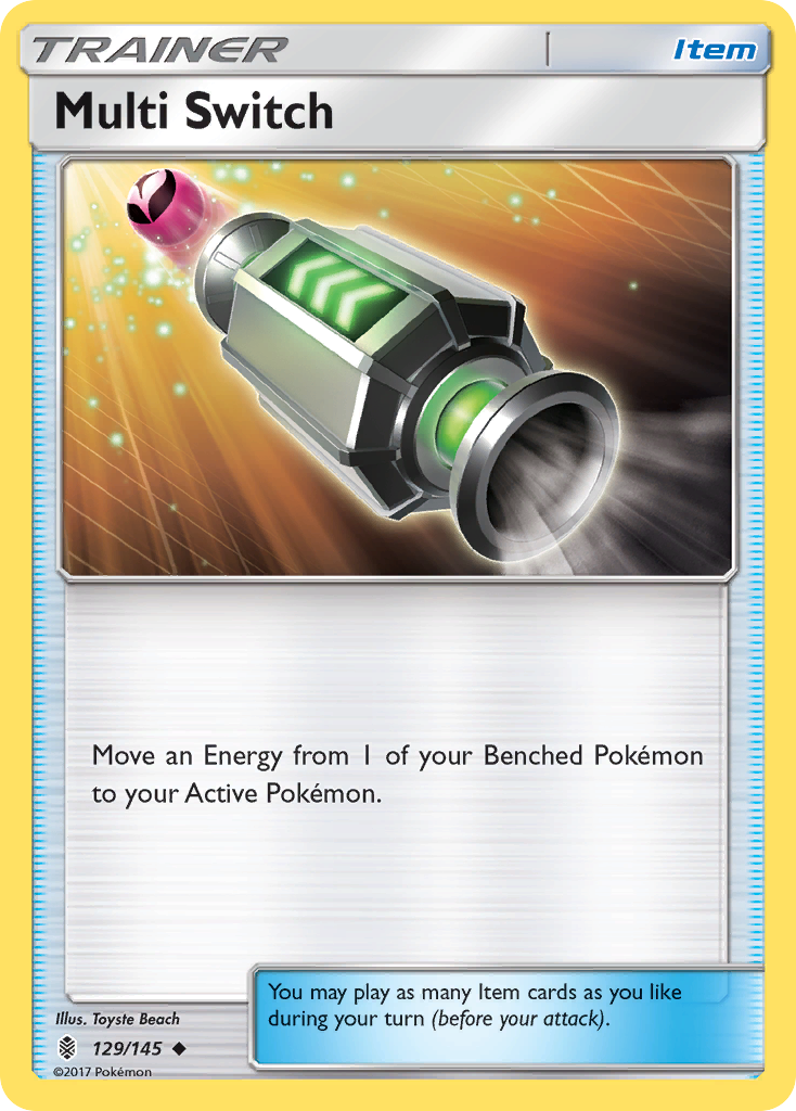 Multi Switch 129/147 Uncommon | Guardians Rising | Pokémon Card