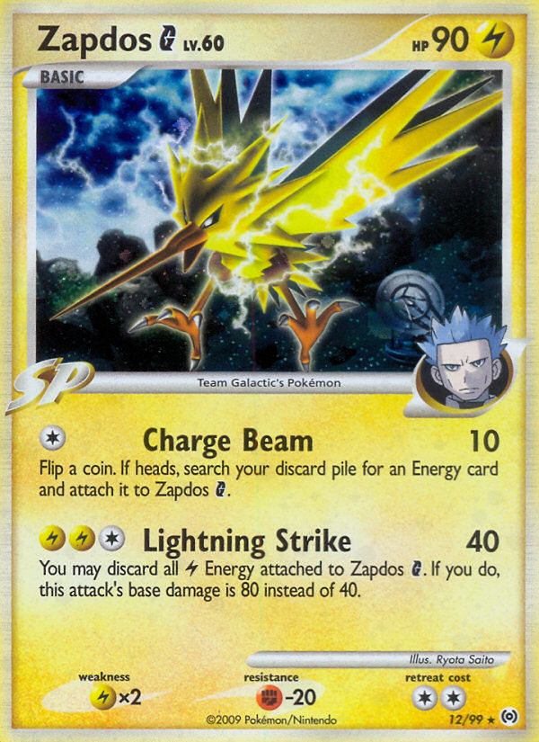 Zapdos G 12/99 Rare Holo | Arceus | Pokemon Card