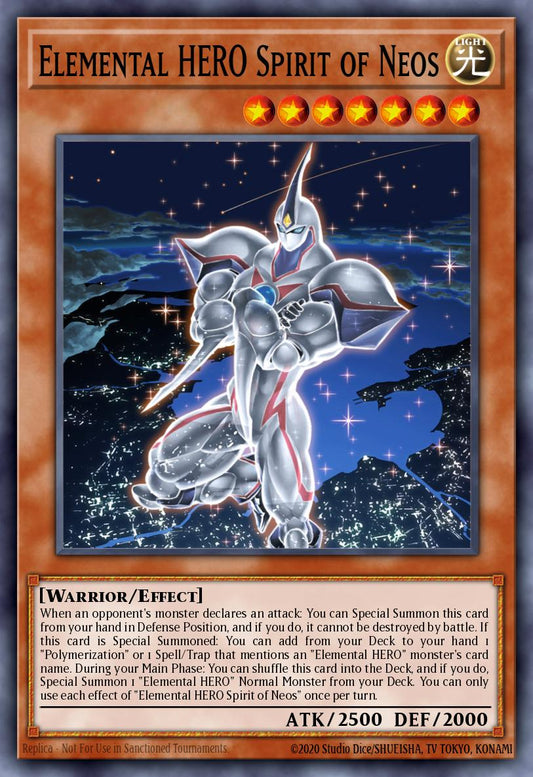 Elemental HERO Spirit of Neos - POTE-EN001 Super Rare | Yu-Gi-Oh! Card