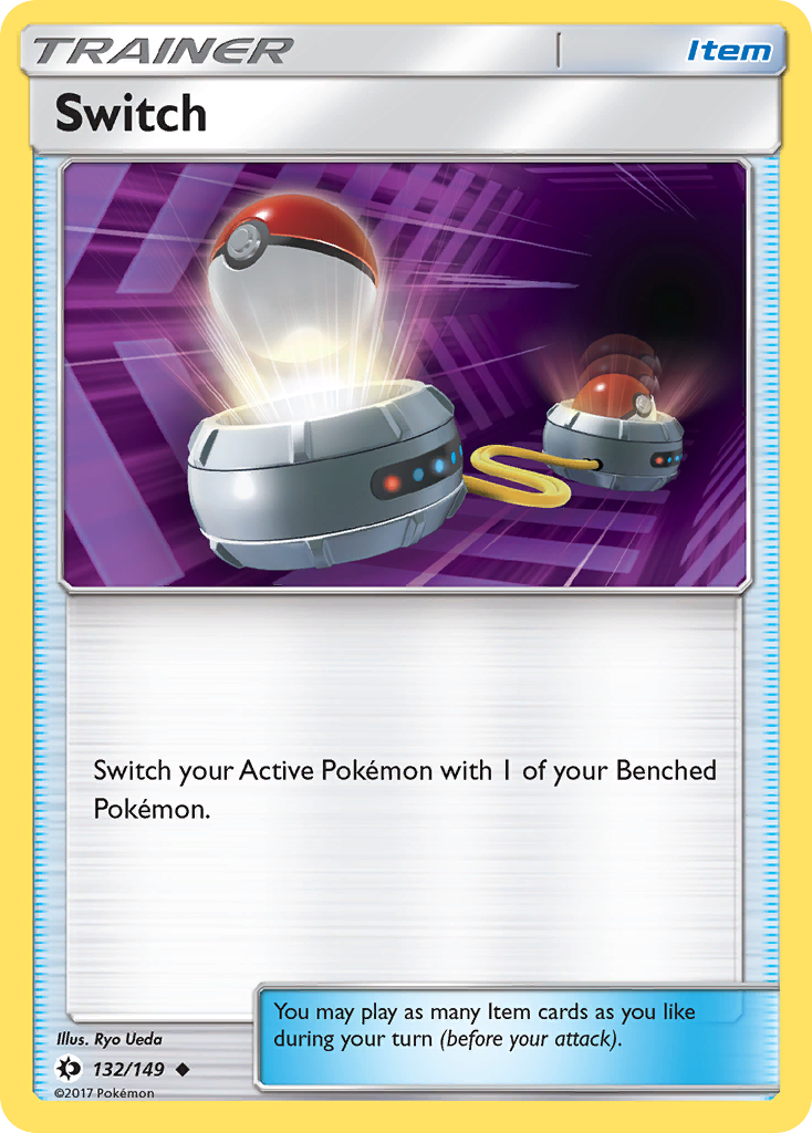 Switch 132/149 Uncommon | Sun & Moon | Pokemon Card