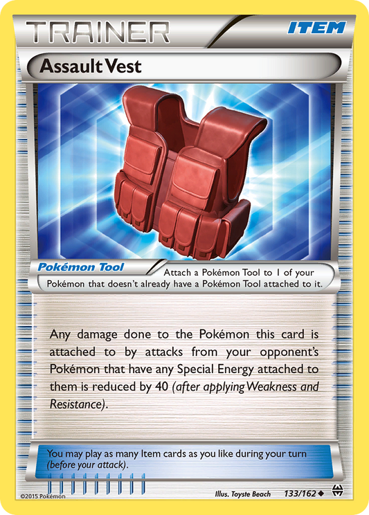 Assault Vest 133/162 Uncommon | BREAKthrough | Pokemon Card