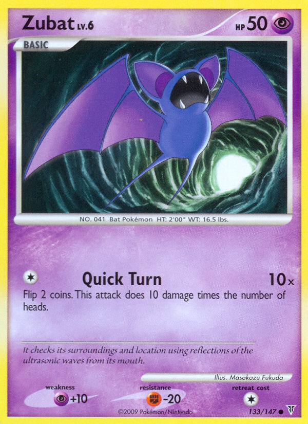 Zubat 133/147 Common | Supreme Victors | Pokemon Card