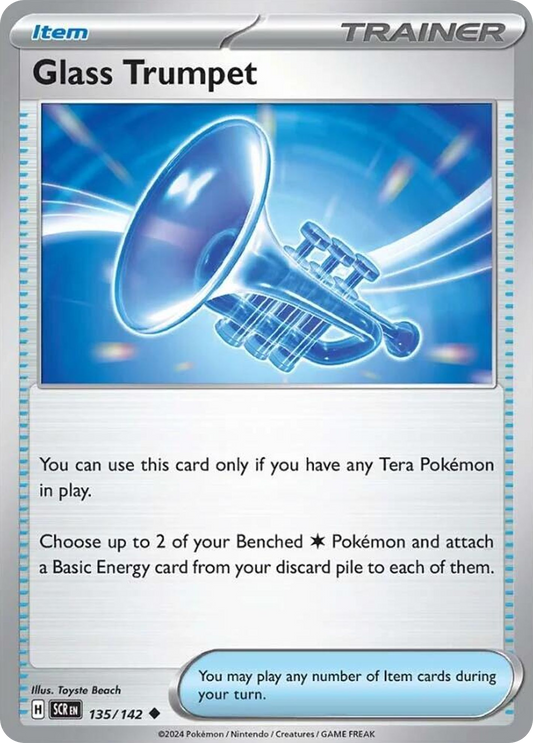 Glass Trumpet 135/142 Uncommon | Stellar Crown | Pokemon Card