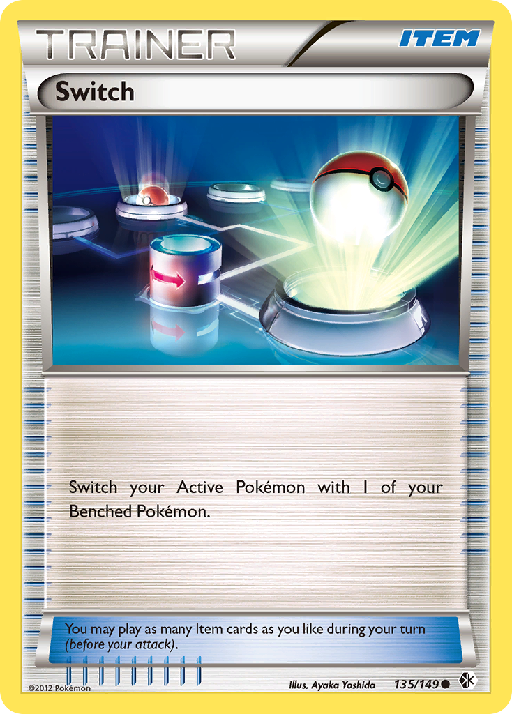 Switch 135/149 Common | Boundaries Crossed | Pokemon Card