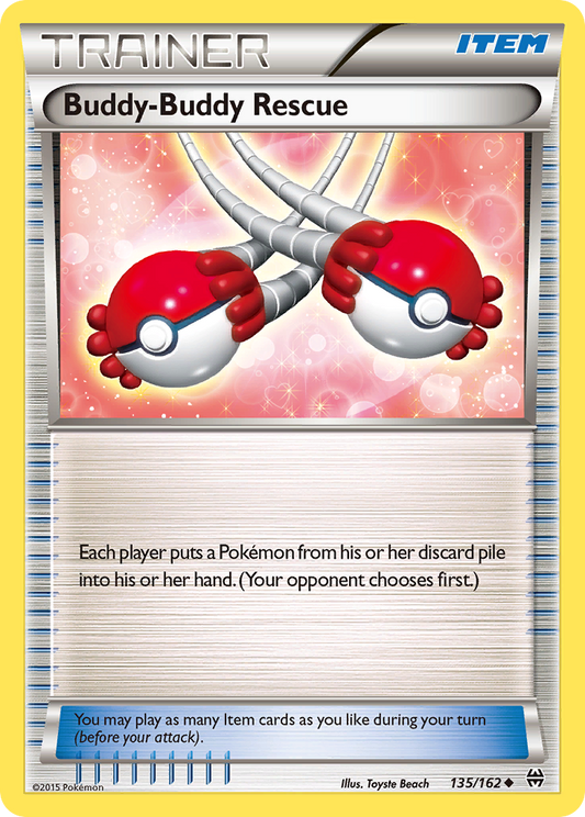 Buddy-Buddy Rescue 135/162 Uncommon | BREAKthrough | Pokémon Card