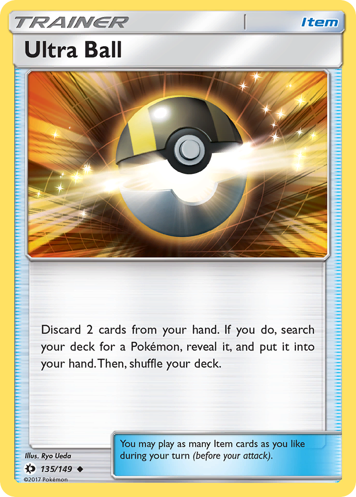 Ultra Ball 135/149 Uncommon | Sun & Moon | Pokemon Card