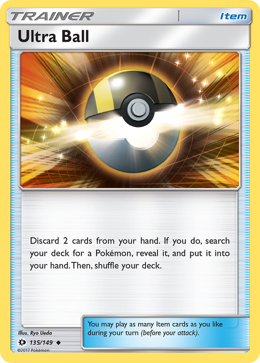 Ultra Ball 135/149 Uncommon | Sun & Moon | Pokemon Card