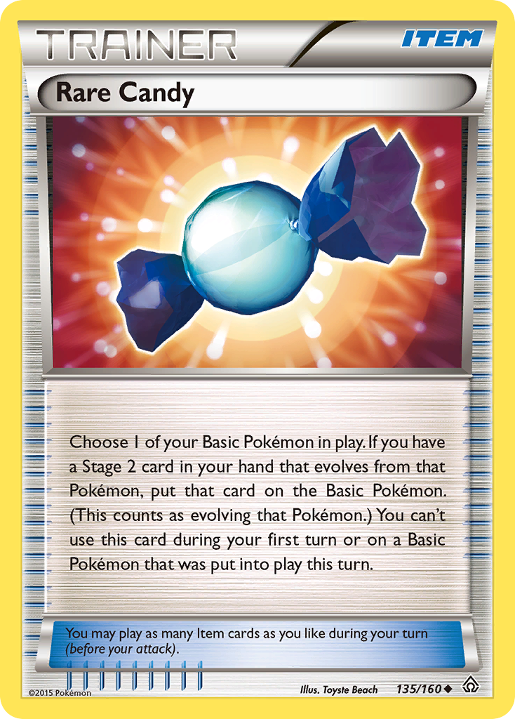 Rare Candy 135/160 Uncommon | Primal Clash | Pokemon Card