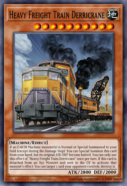 Heavy Freight Train Derricrane - INCH-EN046 Super Rare | Yu-Gi-Oh! Card