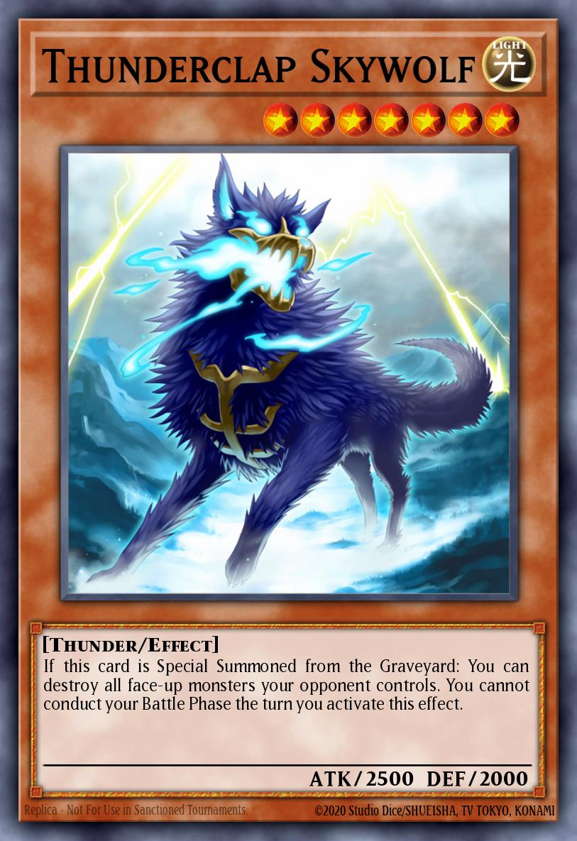 Thunderclap Skywolf - SECE-EN036 Super Rare | Yu-Gi-Oh! Card