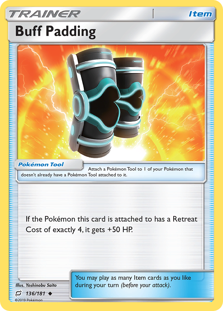 Buff Padding 136/181 Uncommon | Team Up | Pokemon Card