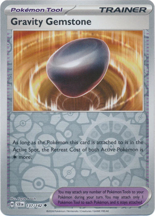 Gravity Gemstone 137/142 Reverse Holo | Stellar Crown | Pokemon Card