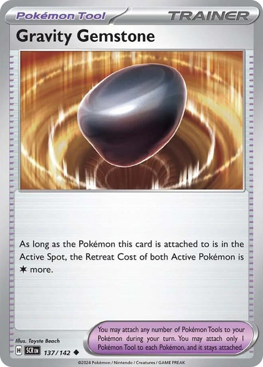 Gravity Gemstone 137/142 Uncommon | Stellar Crown | Pokemon Card