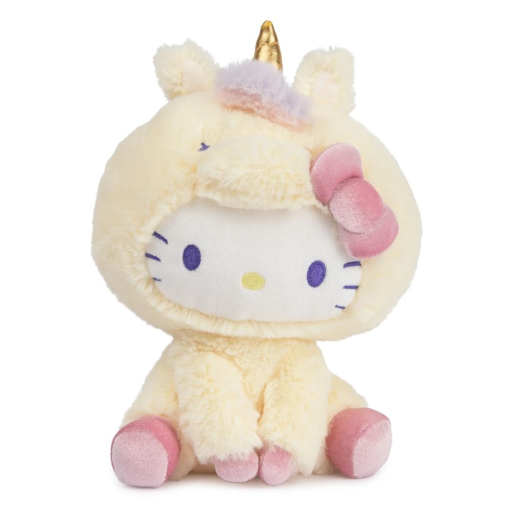 Unicorn Hello Kitty 6" Plush | Hello Kitty & Friends | Gund Plush Toy