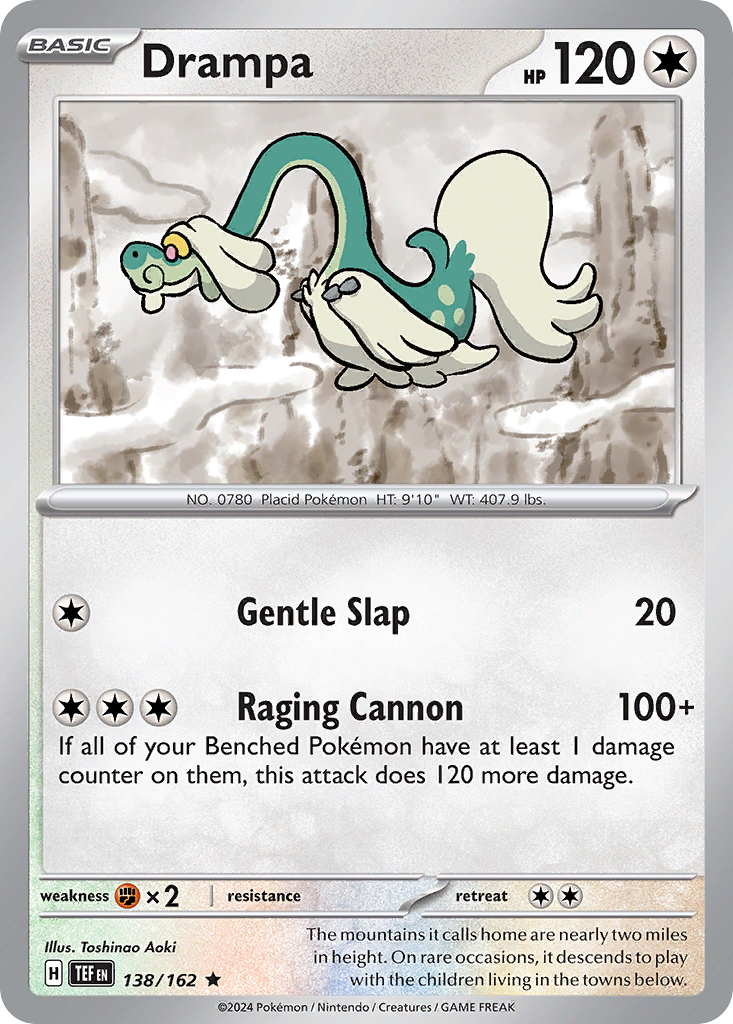 Drampa 138/162 Rare | Temporal Forces | Pokemon Card