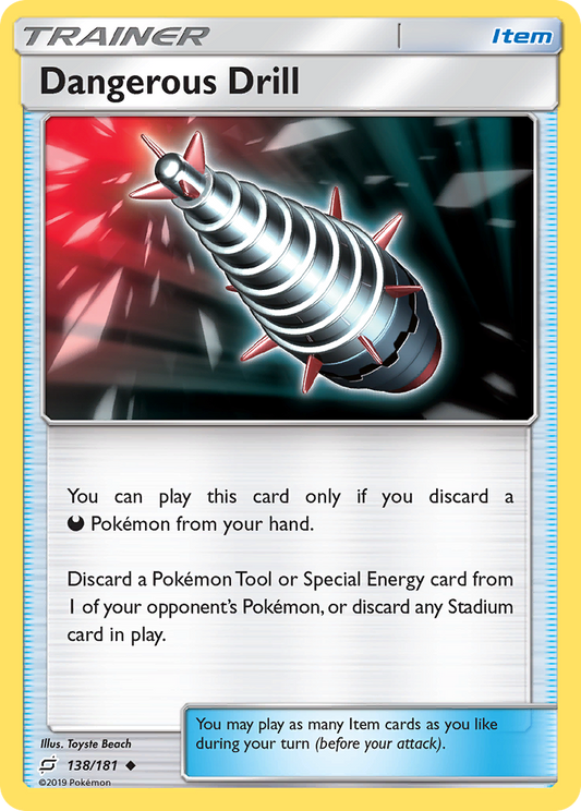 Dangerous Drill 138/181 Uncommon | Team Up | Pokemon Card