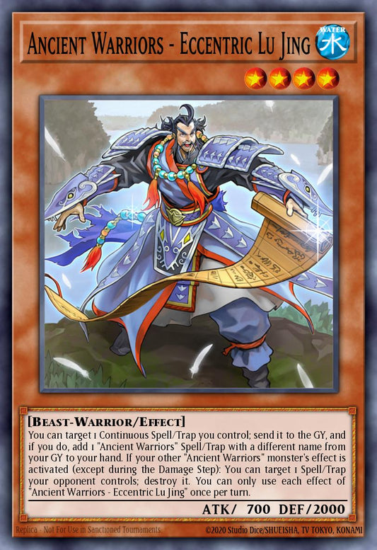 Ancient Warriors  Eccentric Lu Jing - IGAS-EN010 Rare | Yu-Gi-Oh! Card