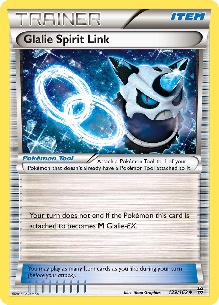 Glalie Spirit Link 139/162 Uncommon | BREAKthrough | Pokémon Card