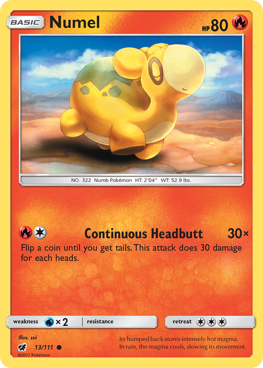 Numel 13/111 Common | Crimson Invasion | Pokemon Card