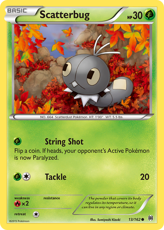 Scatterbug 13/162 Common | BREAKthrough | Pokemon Card