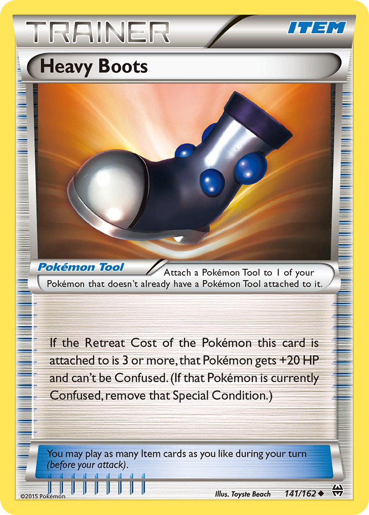 Heavy Boots 141/162 Uncommon | BREAKthrough | Pokémon Card