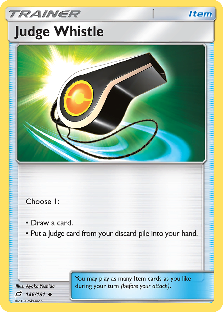 Judge Whistle 146/181 Uncommon | Team Up | Pokemon Card